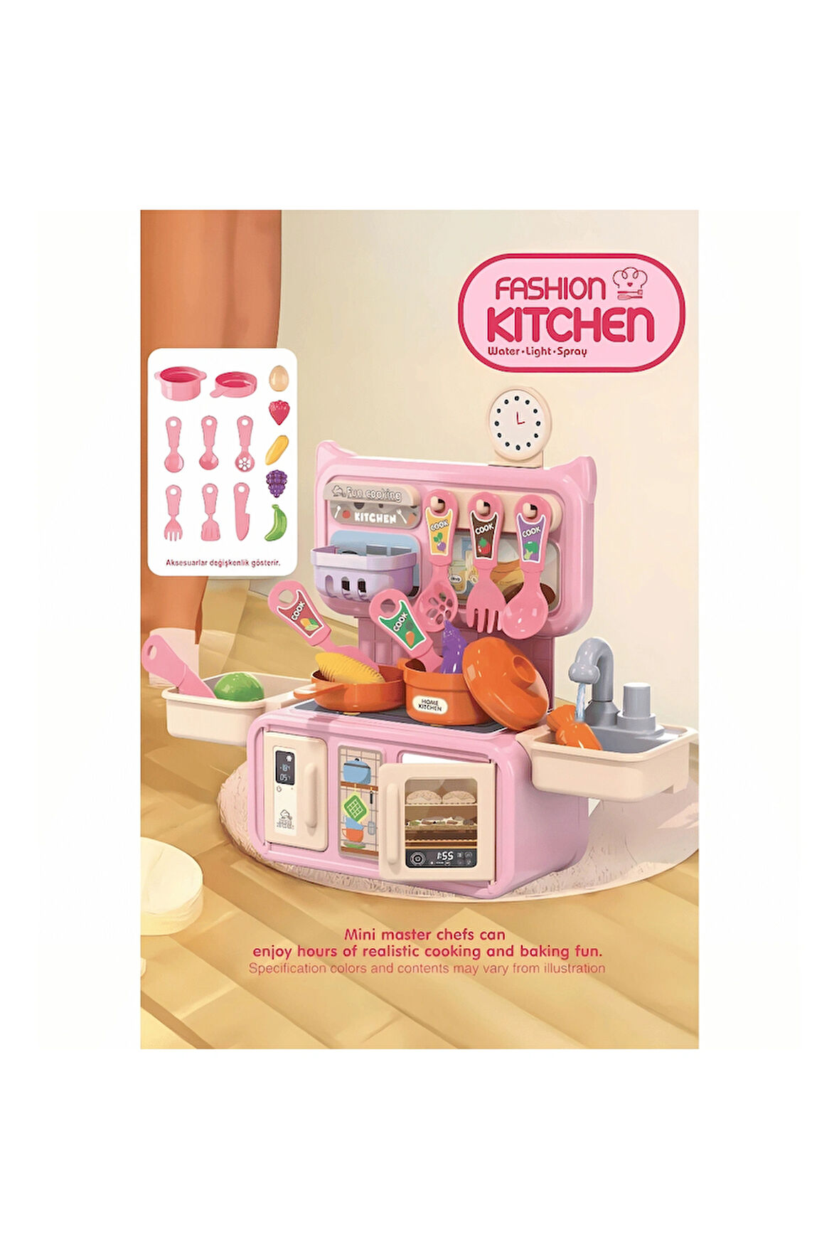 Kayyum Mini Mutfak Seti Evcilik Oyunu 2560