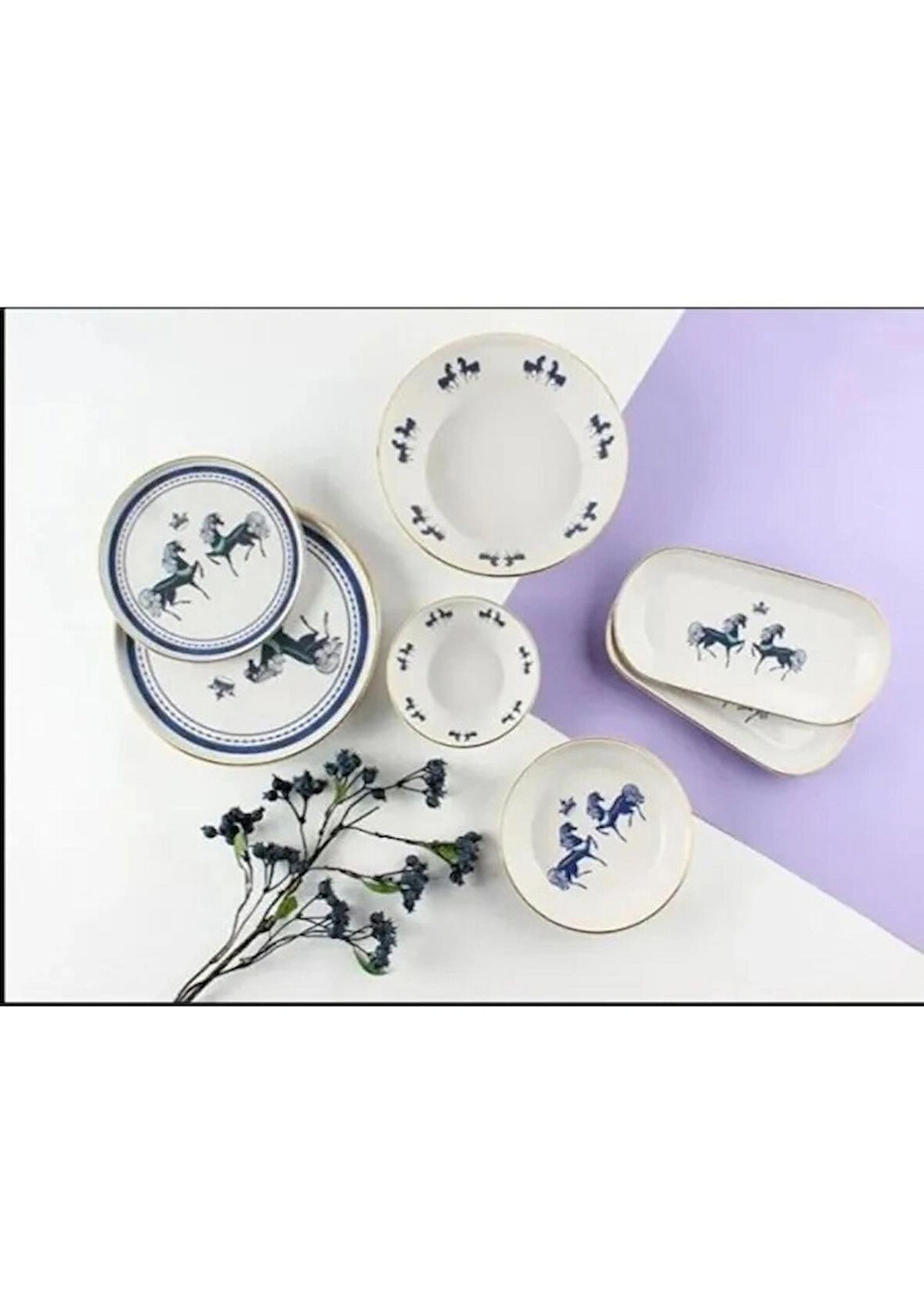 Pure Bone 27 Parça Yemek Takımı