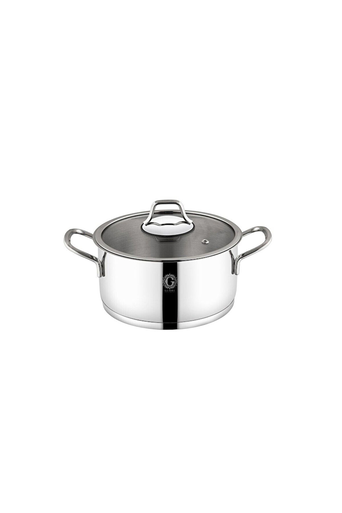 Crotone Tencere 16 cm - Krom