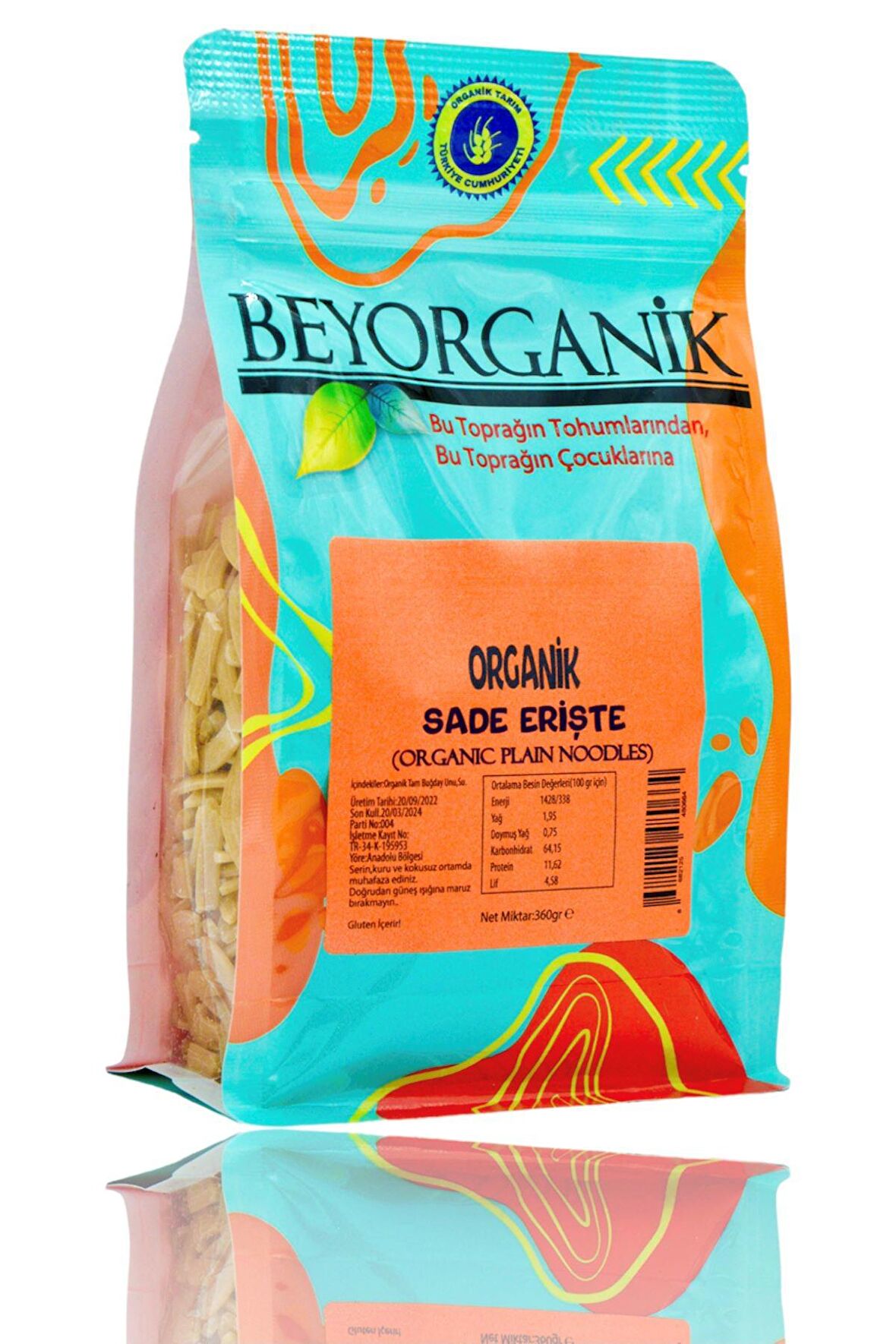 Beyorganik Organik Erişte 360gr