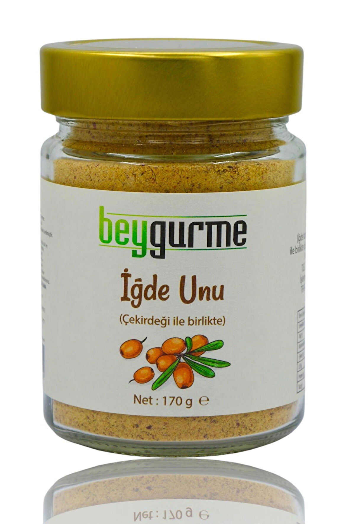 İğde Unu (ÇEKİRDEĞİ ILE BİRLİKTE) 170gr (PESTİSİT VE AFLATOKSİN ANALİZLİ)