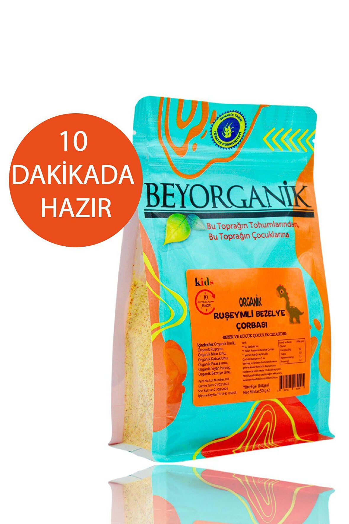 Organik Ruşeymli Bezelye Çorbası 50gr (10 Dakikada Hazır)