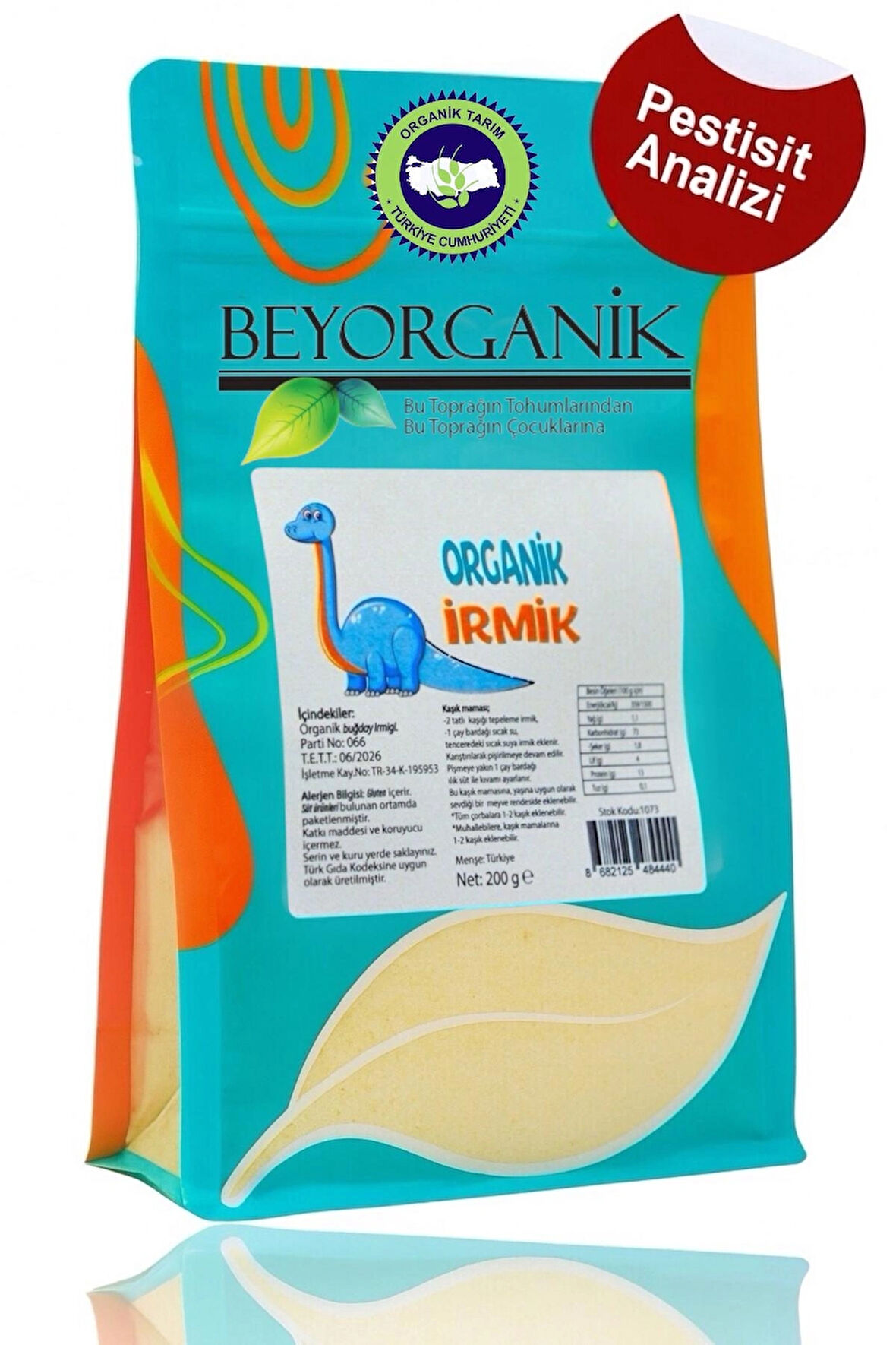Organik Bebek İrmik 200gr