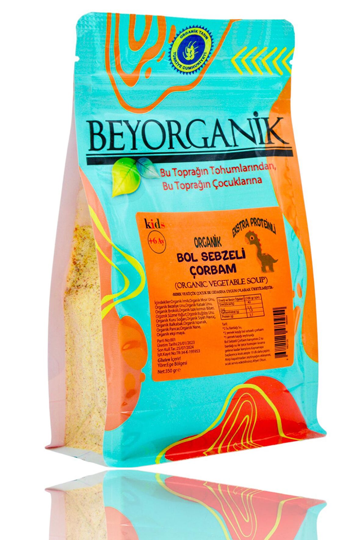 Organik Bol Sebzeli Çorbam +7 Ay 160gr