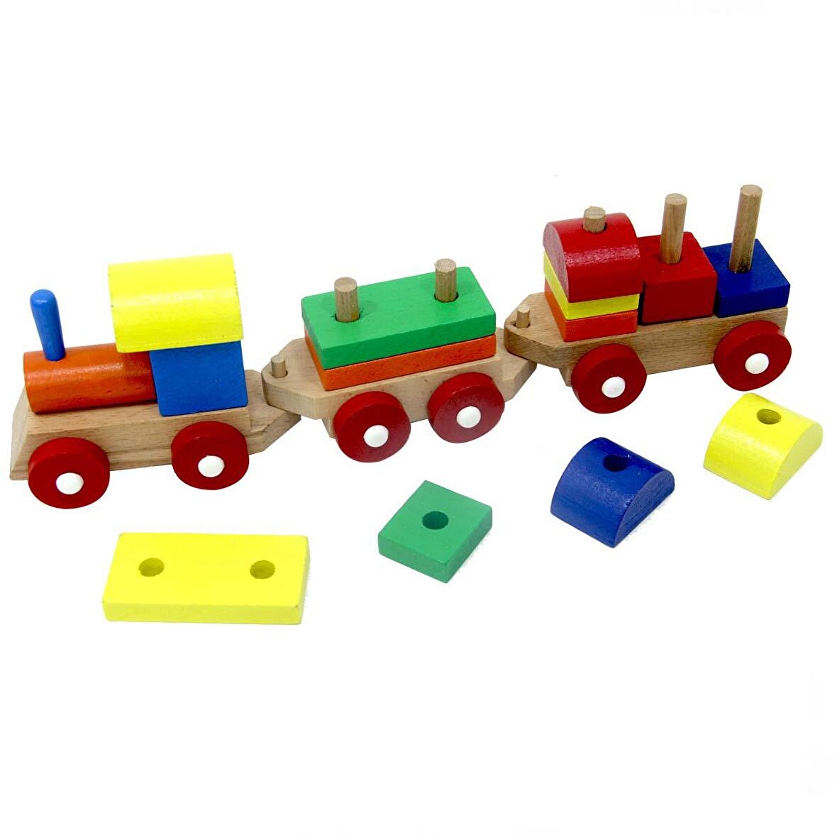 Playwood Eğitici Ahşap Bultak Tren