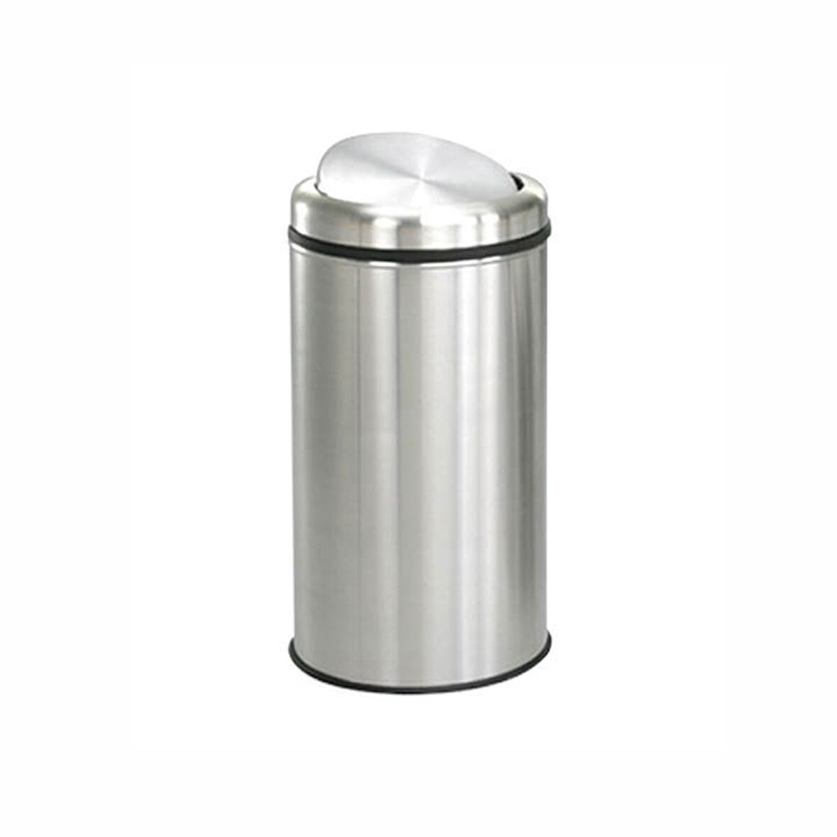 Okinox Metal Döner Kapak Çöp Kovası 25 Lt 430 Paslanmaz 900283