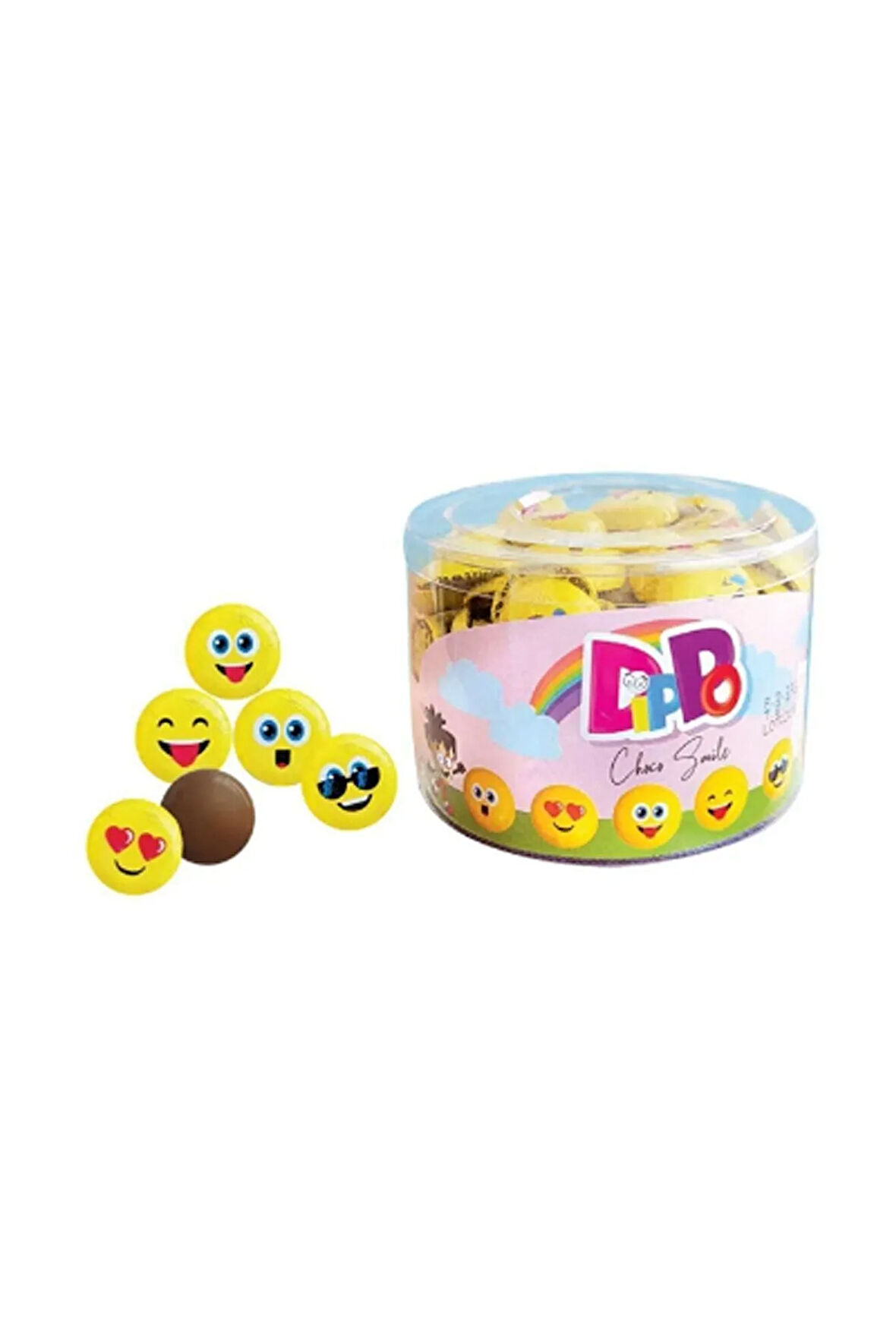 Dippo Choco Smile Emojili Çikolata 5 gr 100'lü