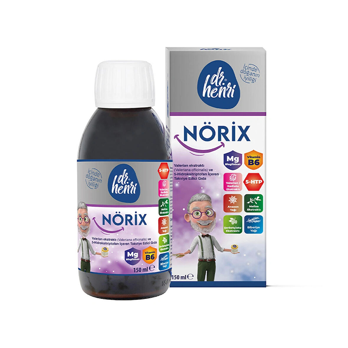 Nörix Şurup Valerian Ekstraktı Ve 5-hidroksitriptofan Içeren Takviye Edici Gıda