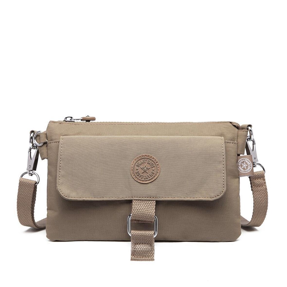SMART BAGS SMBYB1147-0007 AÇIK KAHVERENGİ KADIN MİNİK ÇAPRAZ ÇANTA