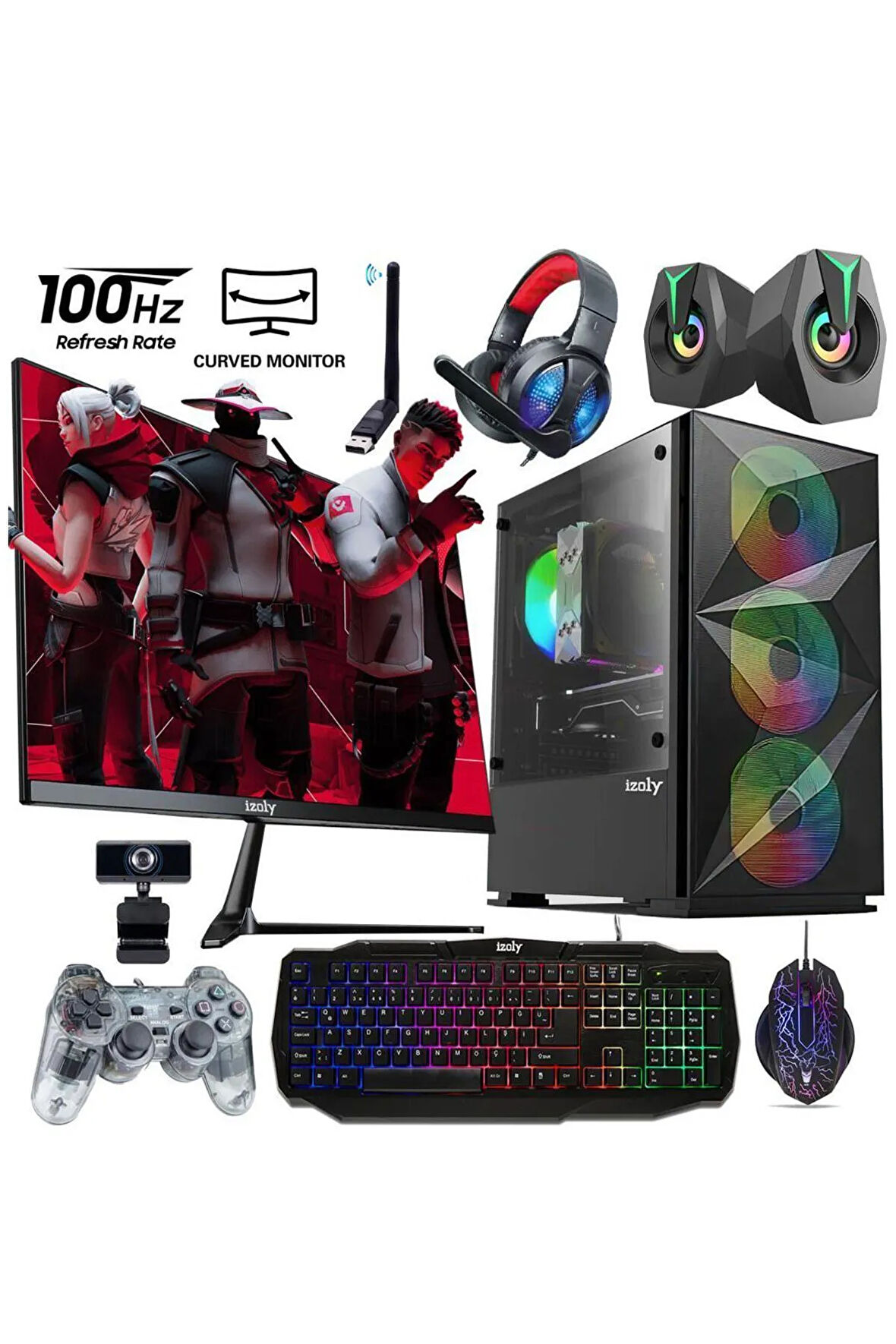 Mintra K203 I5 3470 16GB 256GB SSD Gt740 4GB 24'' Oyuncu Masaüstü Bilgisayarı
