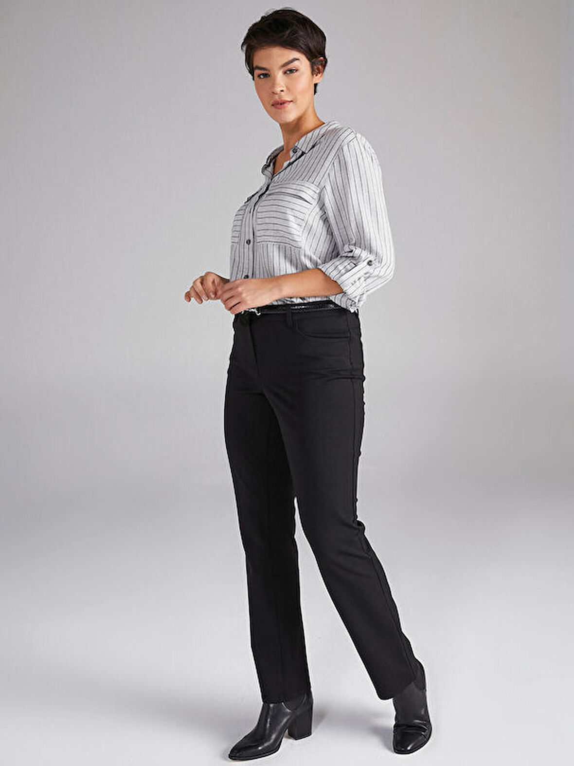 Regular Fit PolyViskon Pantolon 00045