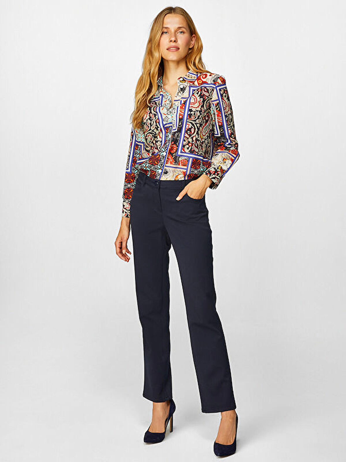 Regular Fit PolyViskon Pantolon 00045