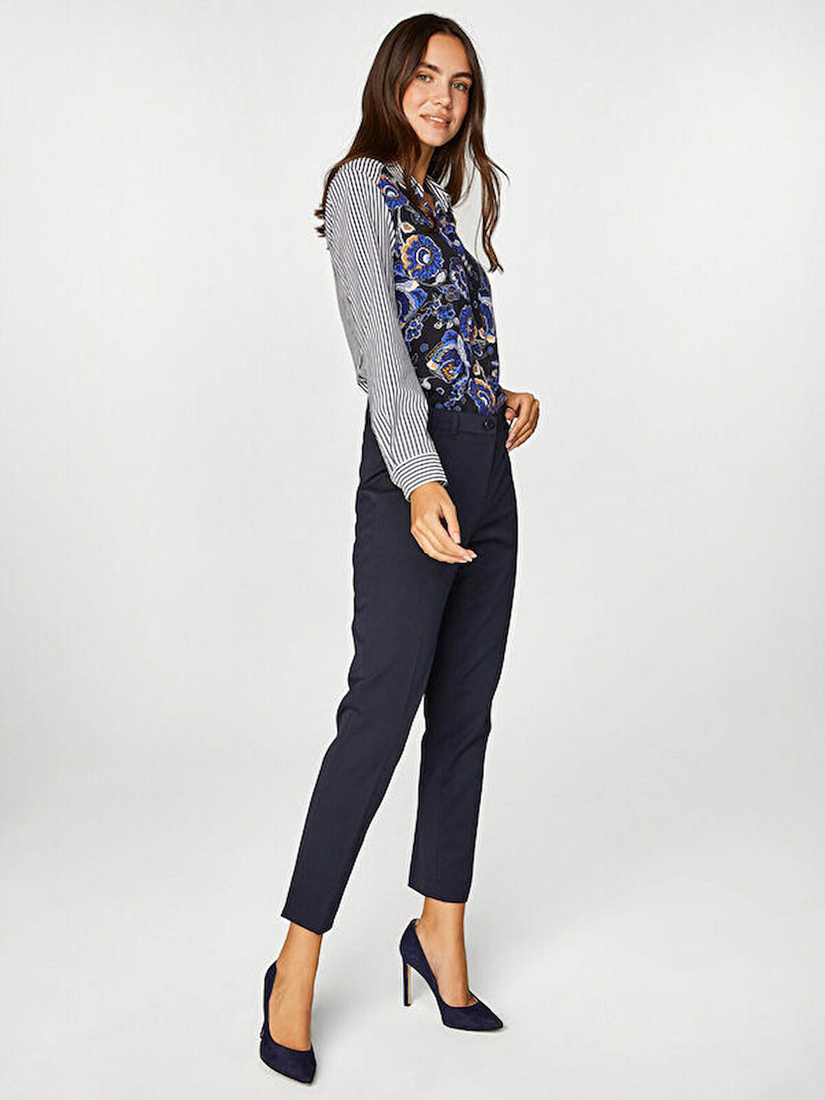 Slim Fit PolyViskon Pantolon 00048