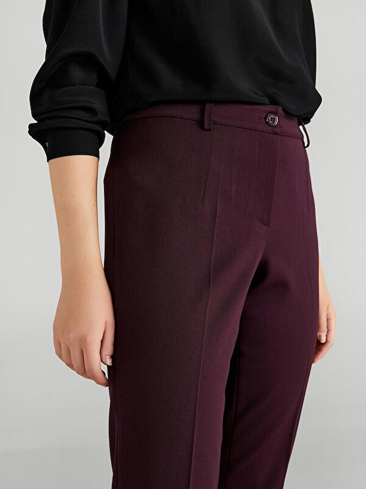 Slim Fit PolyViskon Pantolon 00048