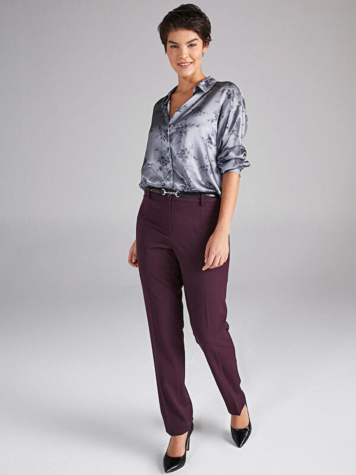 Slim Fit PolyViskon Pantolon 00048