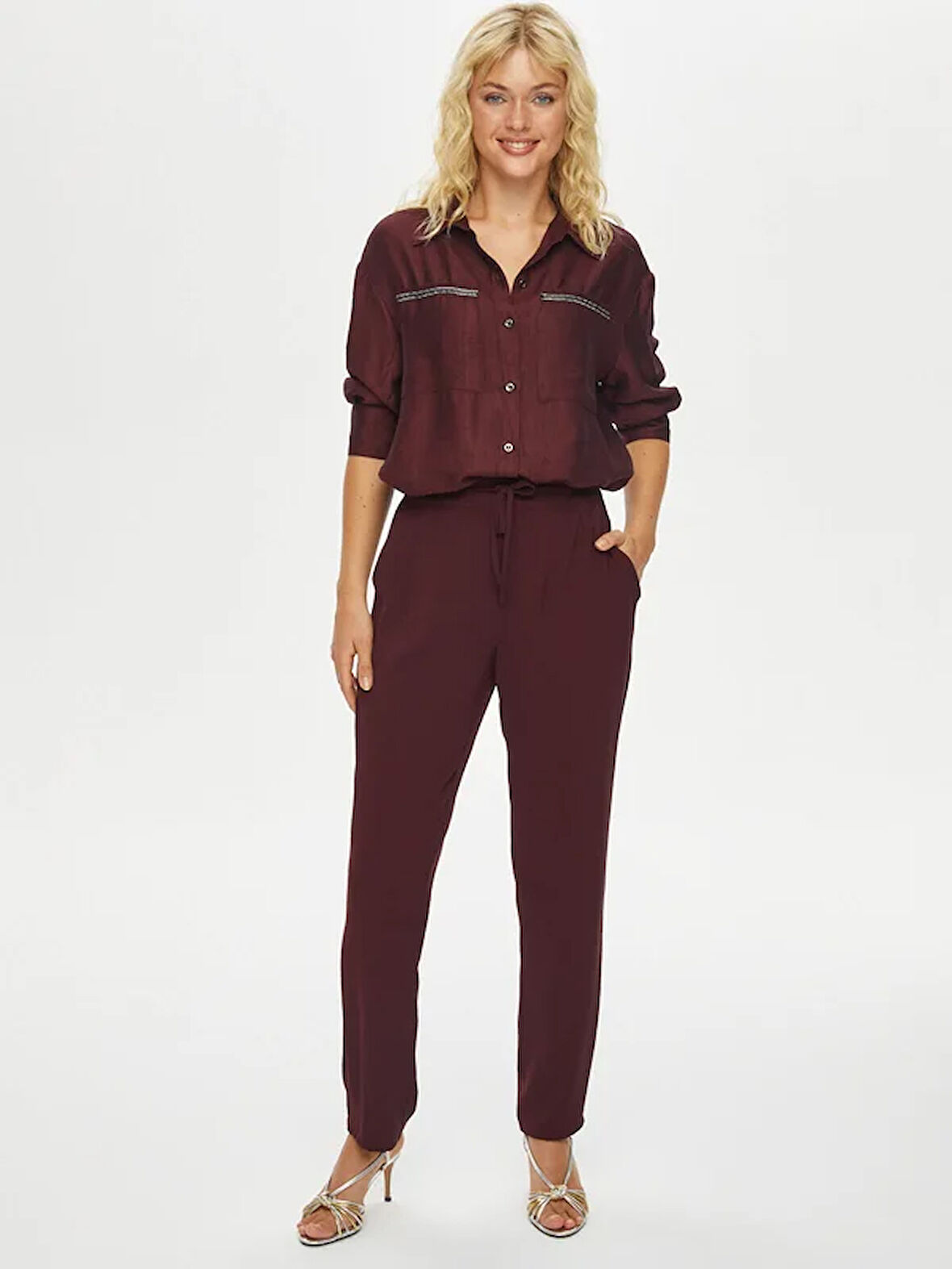 Beli Lastikli Comfort Fit Pantolon 69051