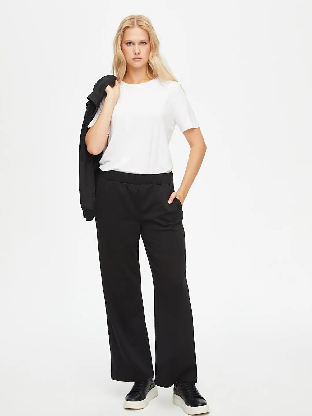 Faik Sönmez Wide Leg Fit Kadın Eşofman Altı 69250