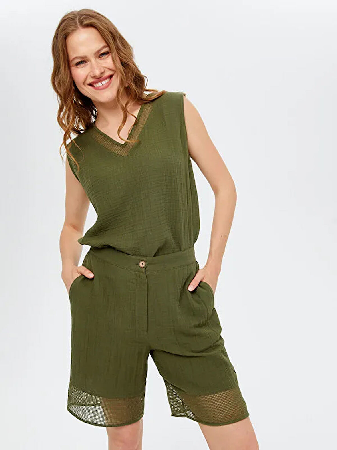 File Garnili Müslin Şort S25SRT004