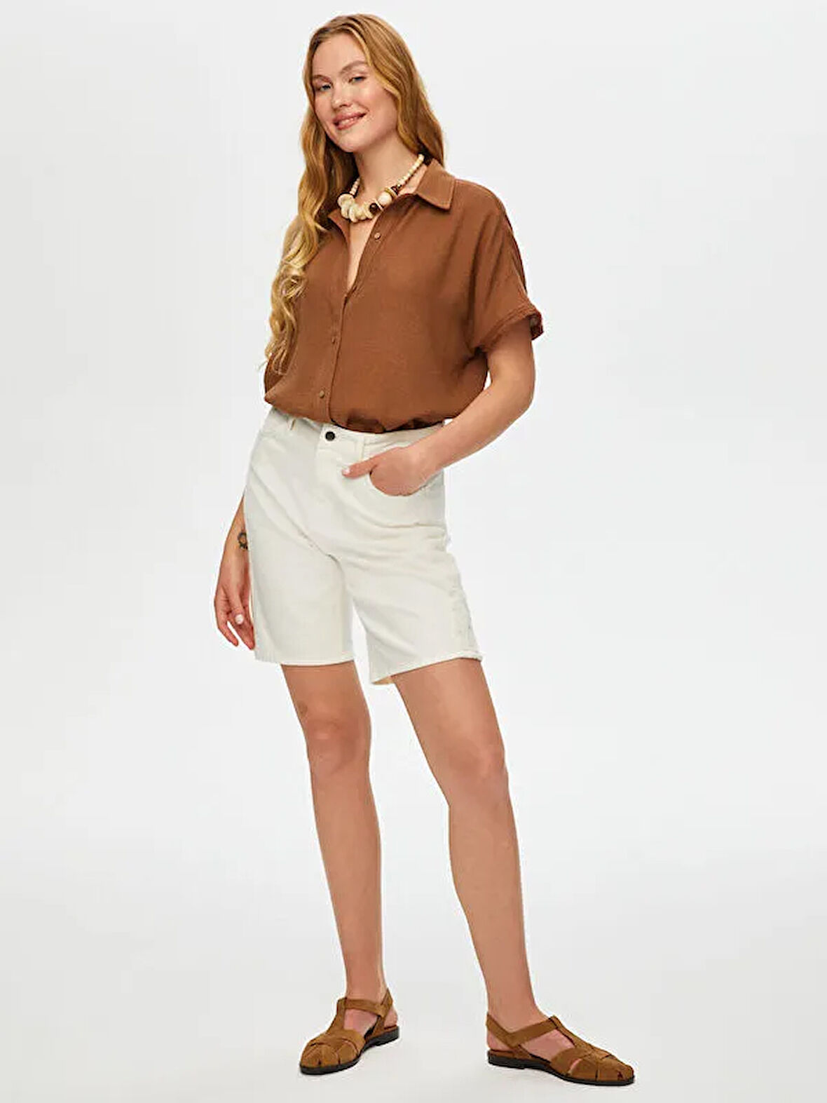 Croche Garnili Jean Şort S25JST001