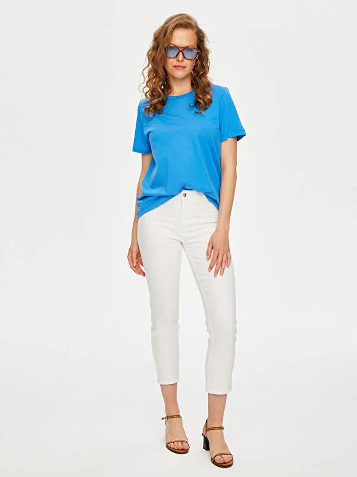 %100 Pamuk Yuvarlak Yaka T-Shirt S25TSH008