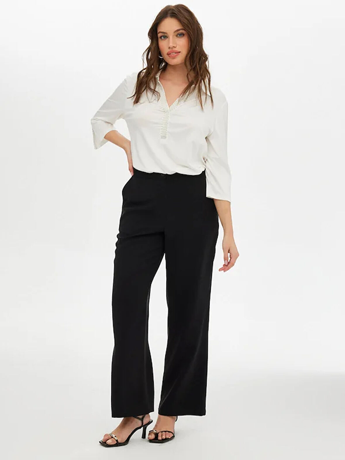 Wide Leg Fit Liyoselli Pantolon S25PNT005