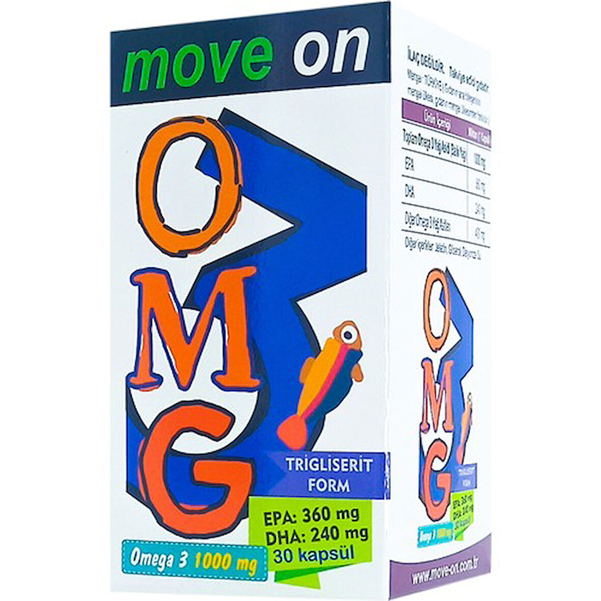 Move On Omega 3 1000 Mg 30 Kapsül