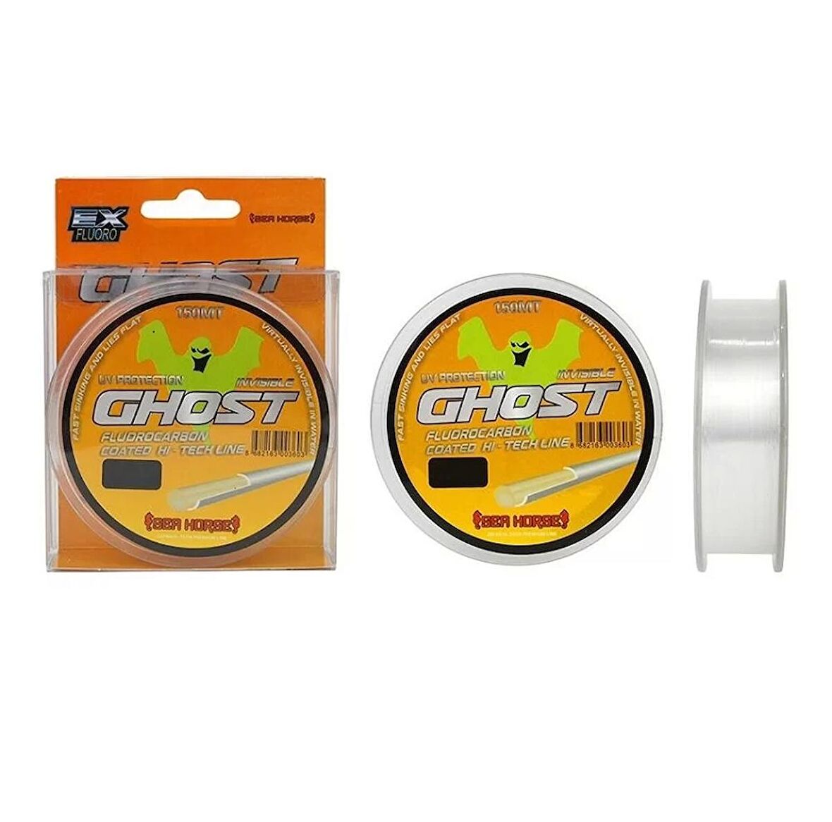 Sea Horse Ghost Uv Protection F.Carbon Coated 150m Olta Misinası - 0.45MM