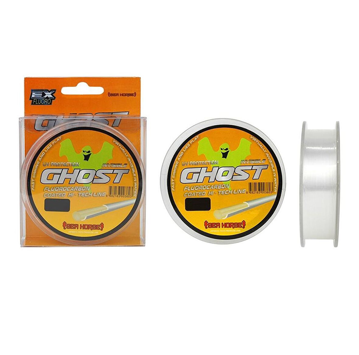 Sea Horse Ghost Uv Protection F.Carbon 0.14mm 200m