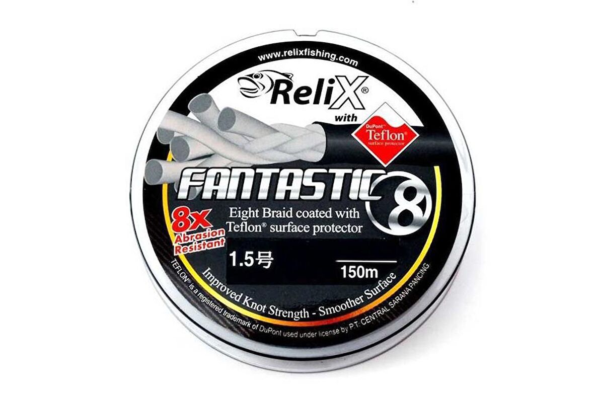 Relix Fantastic 8x 33 Mm 150 Mt İpek Misina