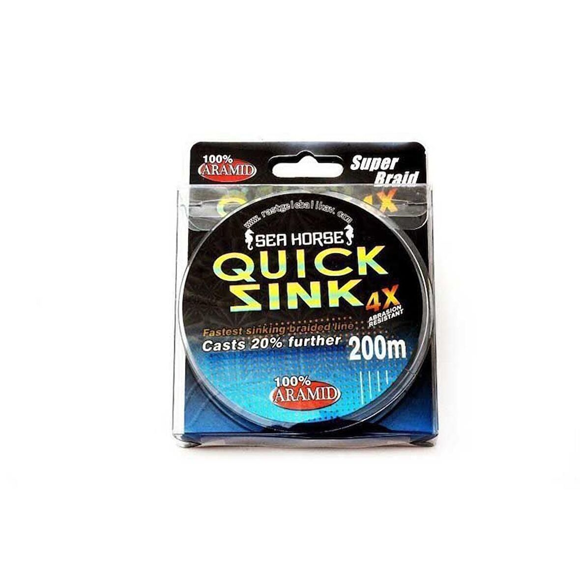 Sea Horse Quick Sink 0,14 Mm 200mt 4x İpek Misina