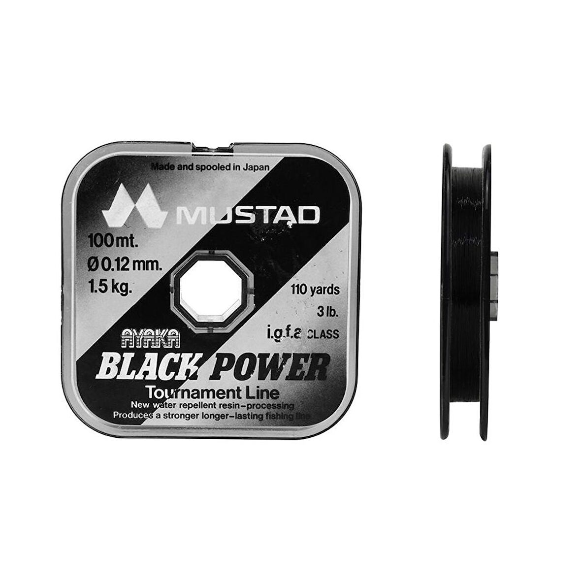 Mustad Ayaka Black Power Tournament L. 0,12mm 100m