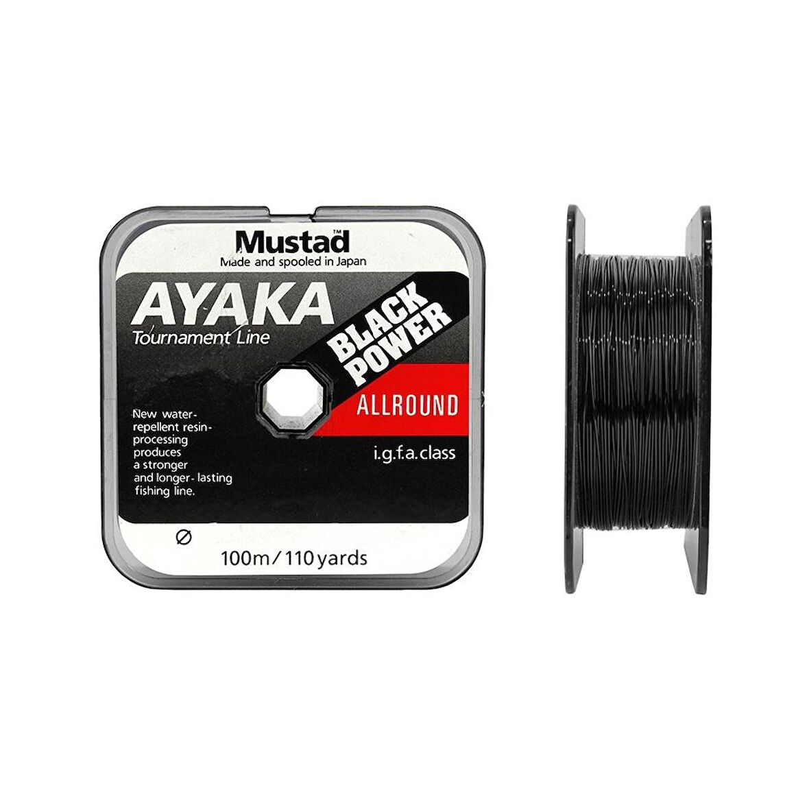 Mustad Ayaka Black Power Allround 0,80mm 100mt