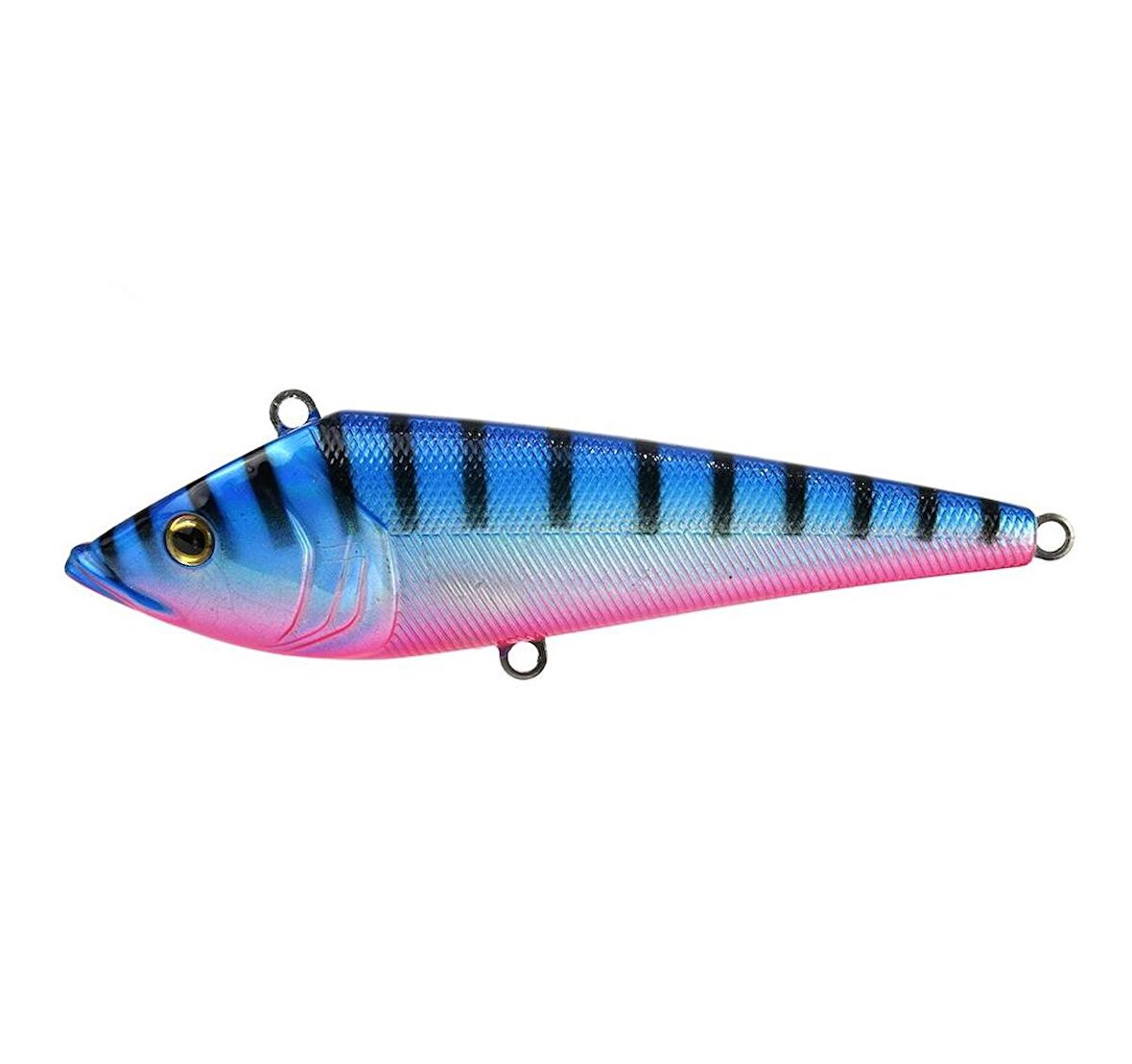 Erma Titreşimli 16cm Sahte Balık Mavi Pembe