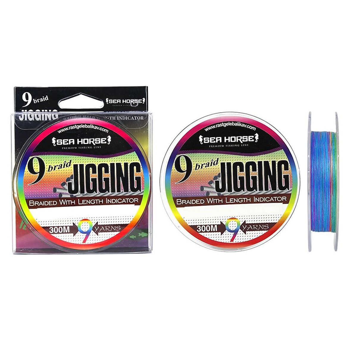 Sea Horse Jigging x9 0,10 300 Mt Multicalor