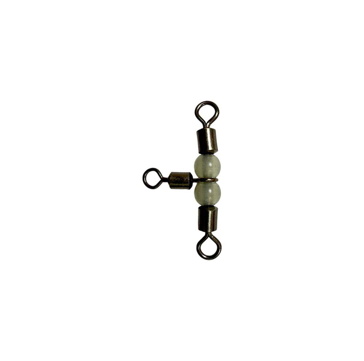 Sea Horse Cross-Line Rolling Swivel 2/0*1/0 4 Pcs