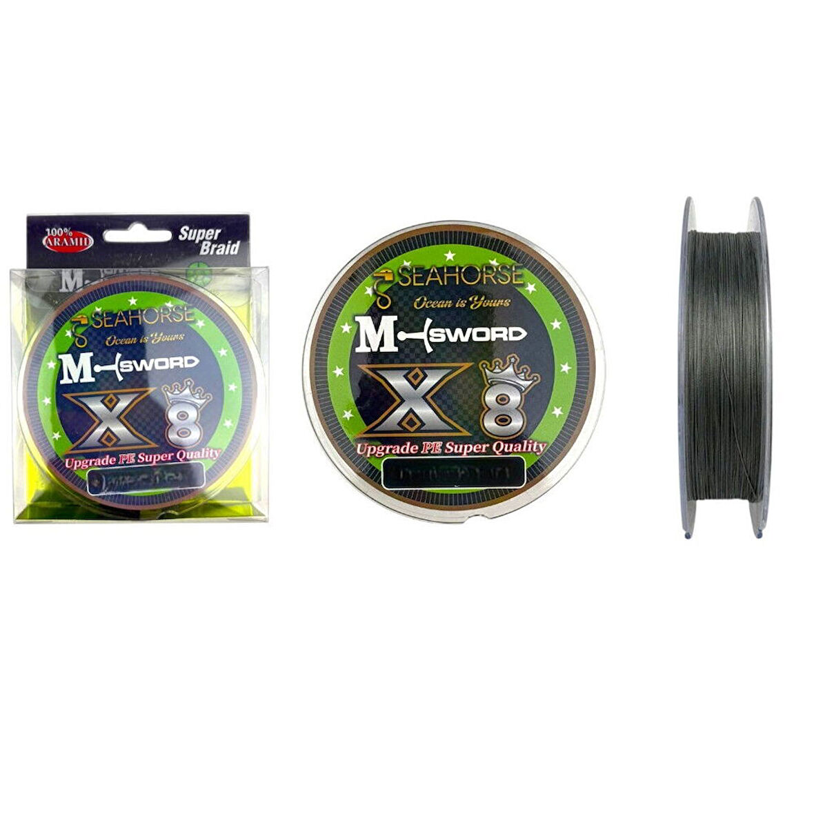 Sea Horse M-Sword x8 0,16 Mm 300 Mt Gri