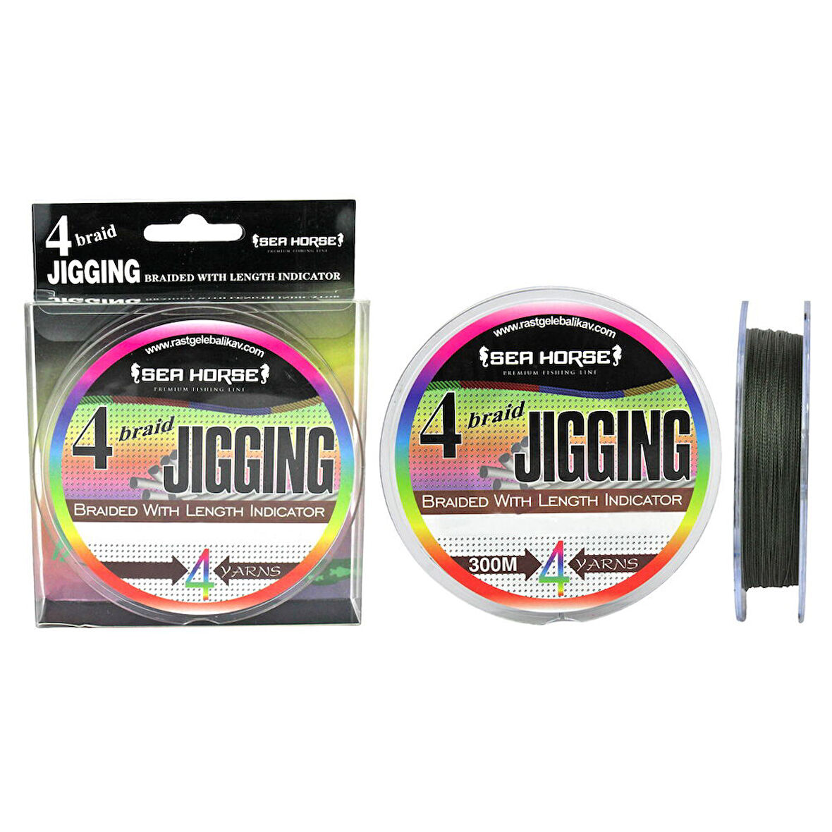Sea Horse Jigging x4 0,20 300 Mt Green
