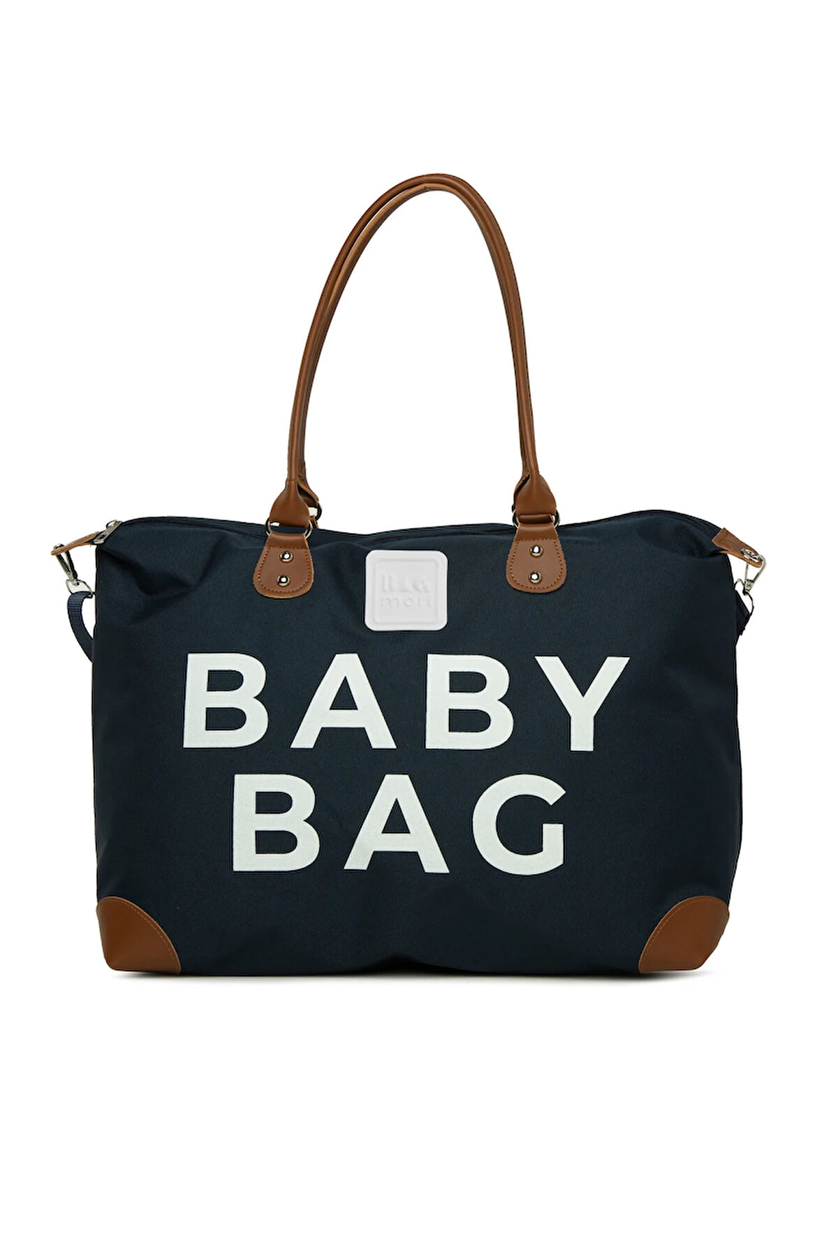 Lacivert Baby Bag Baskılı Garnili Anne Bebek Çantası M000008582