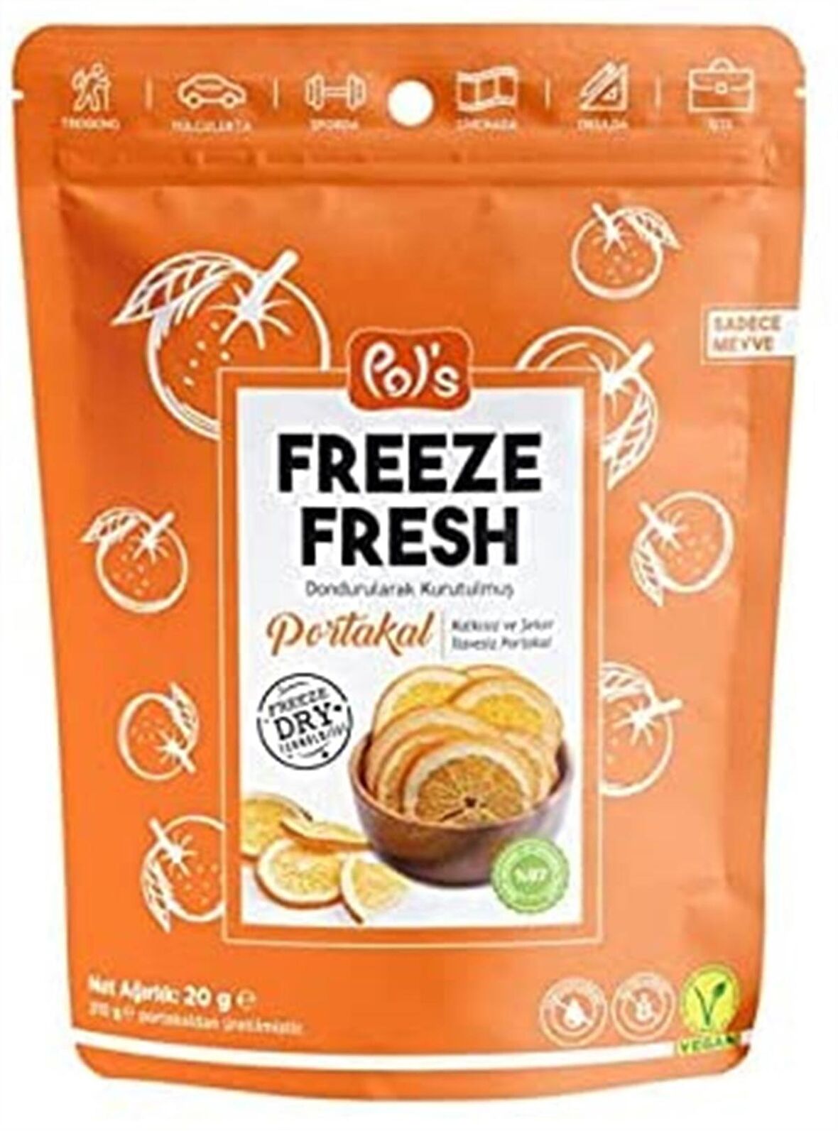 Freeze Fresh Dilim Portakal 25 Gr.