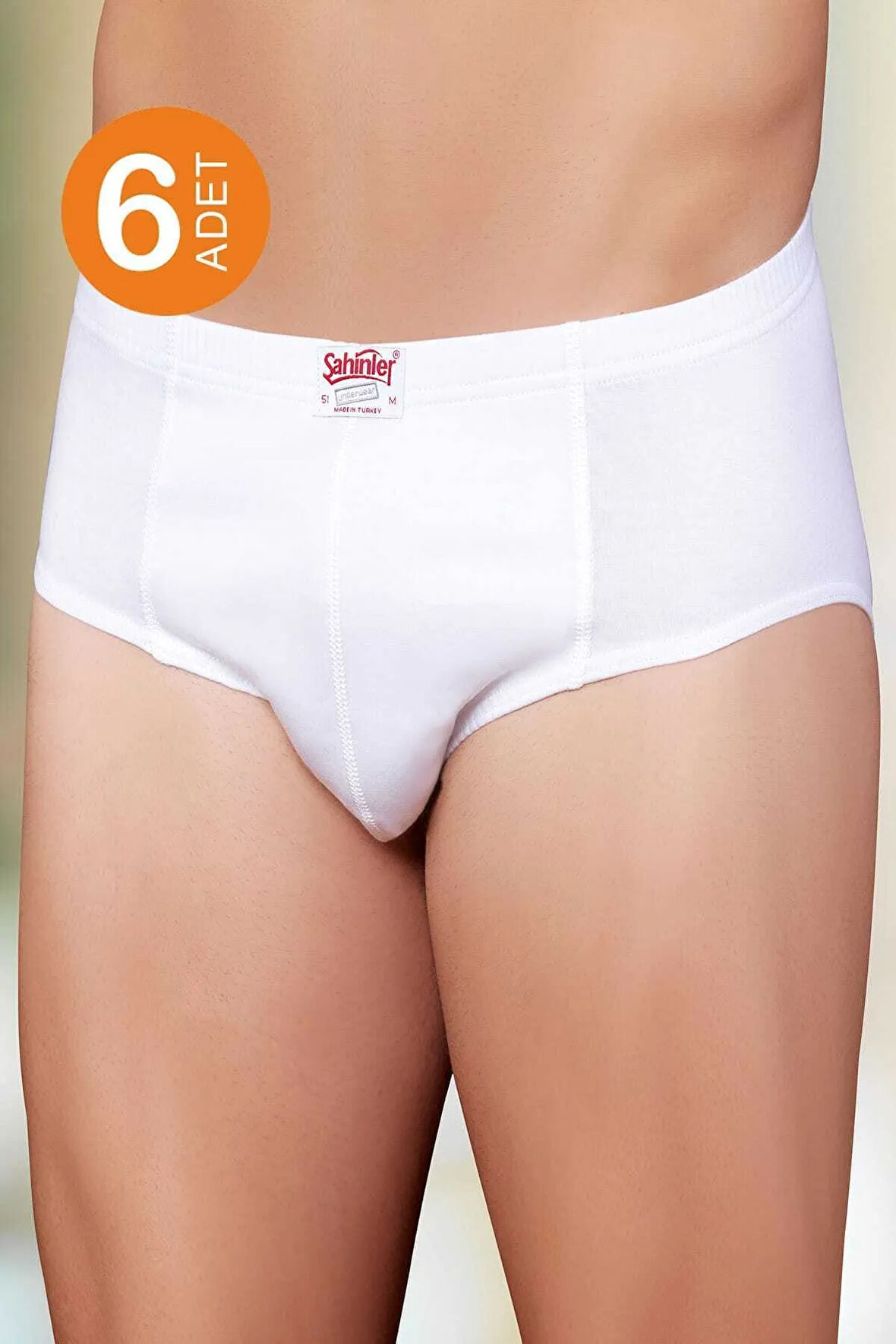 Erkek 6'lı Penye Külot Slip 009