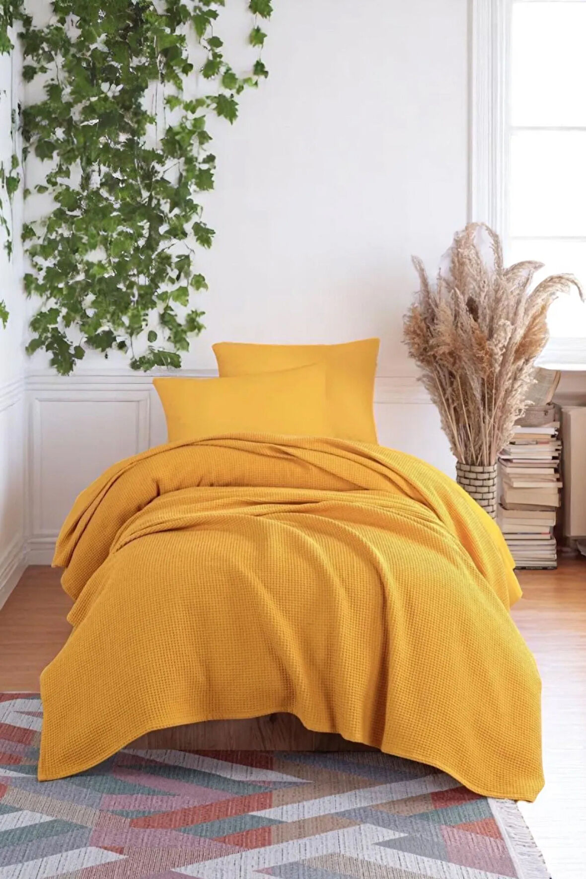 Ecocel Pike Örtü Bebek 100x120cm Sincere Hardal