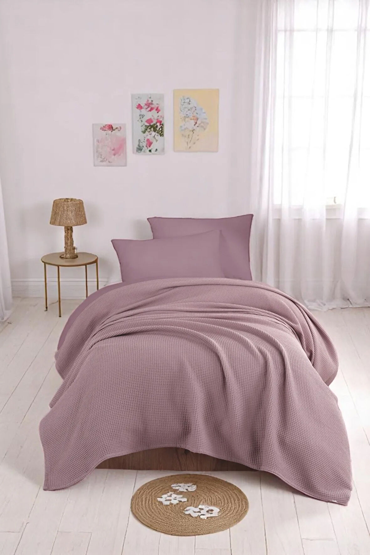 Ecocel Pike Örtü Bebek 100x120cm Sincere Mürdüm