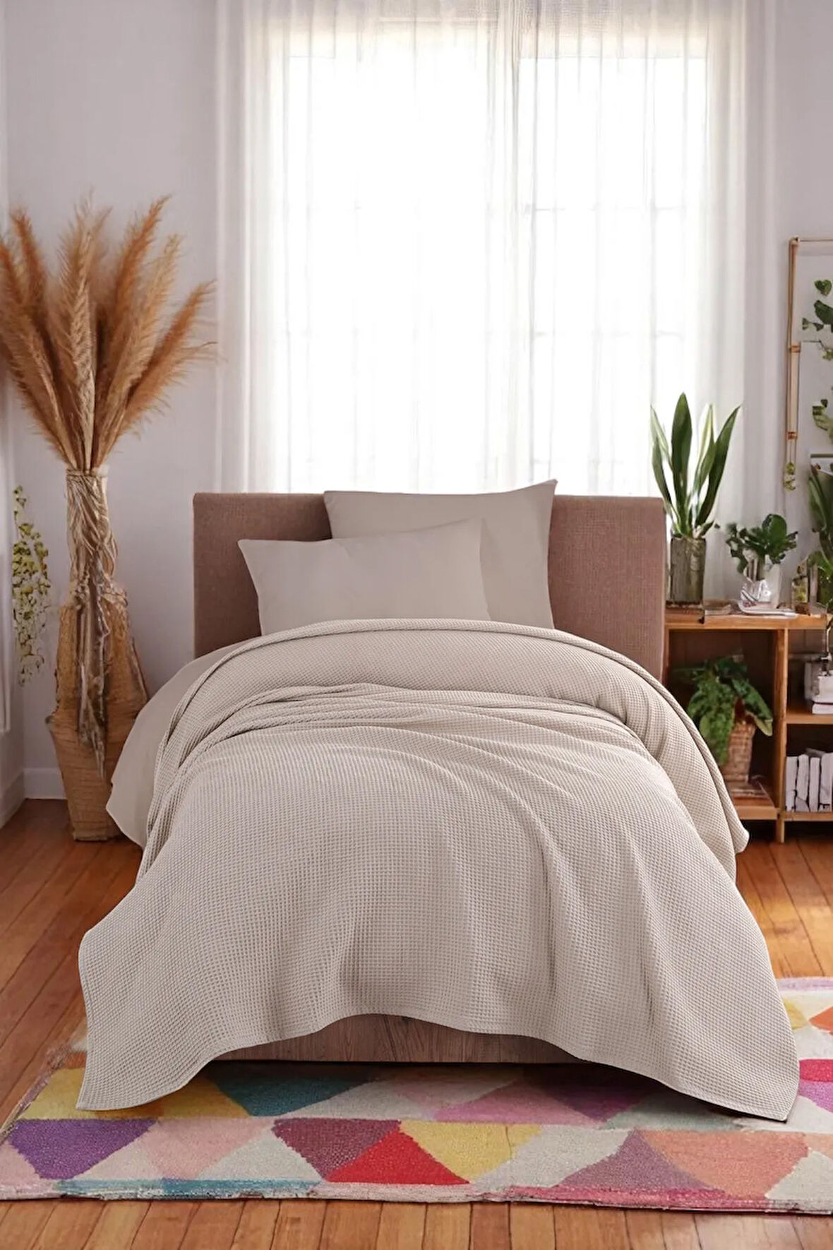 Ecocel Pike Örtü Bebek 100x120cm Sincere Vizon Gri