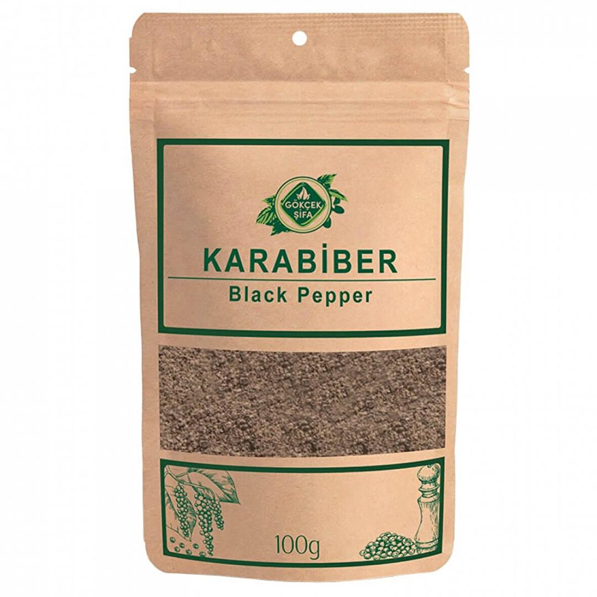 Karabiber (BLACK PEPPER) 100 Gr.