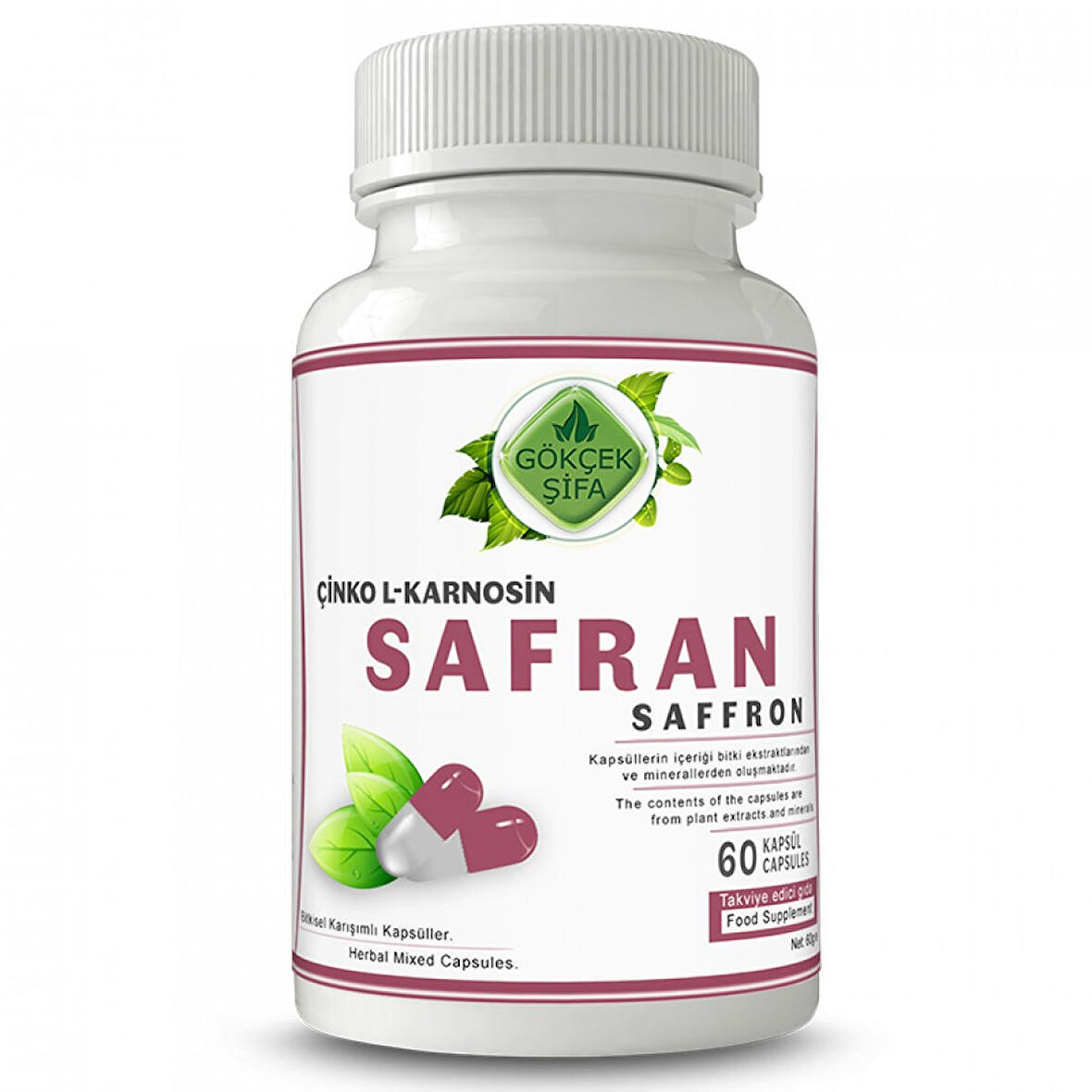 Safran Kapsül (SAFFRON CAPSULE) 60 Adet