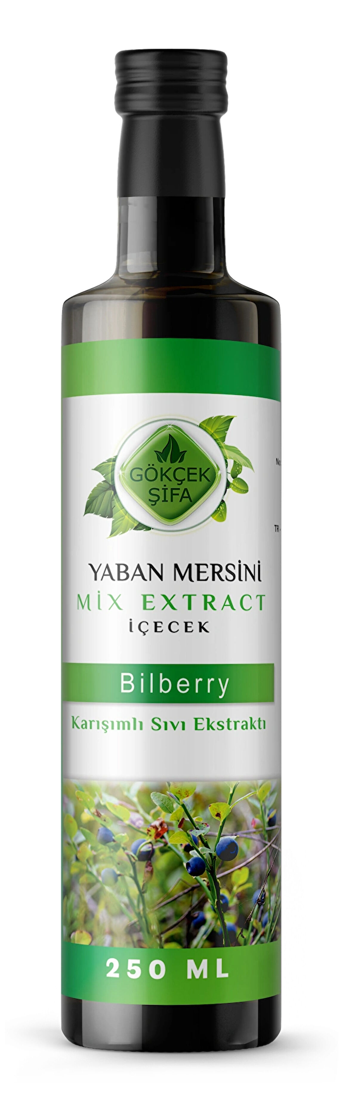 Yaban Mersini Mix Extract (BLUEBERRY MİX EXTRACT) 250 Ml.