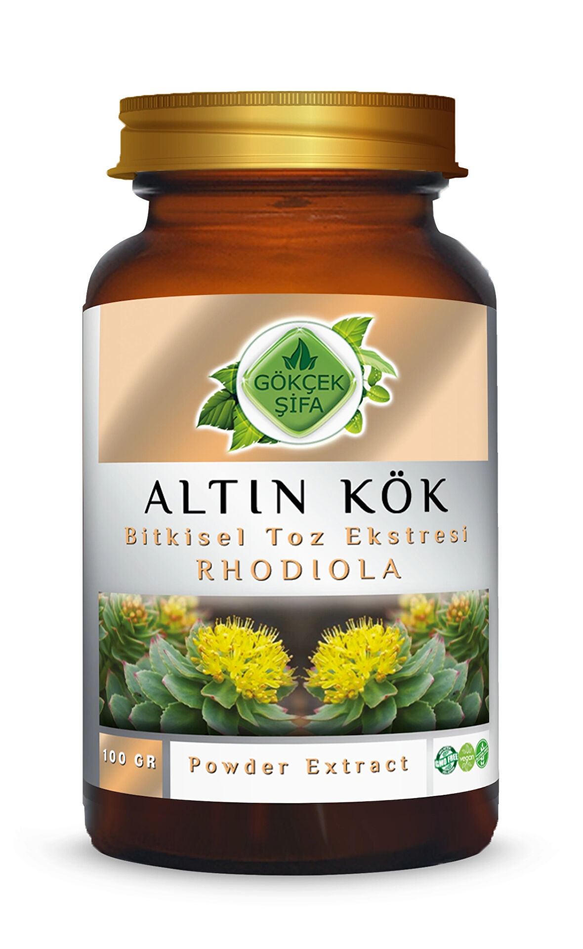 Altın Kök (rhodiola) Toz Ekstresi 100 Gr Cam Kavanoz