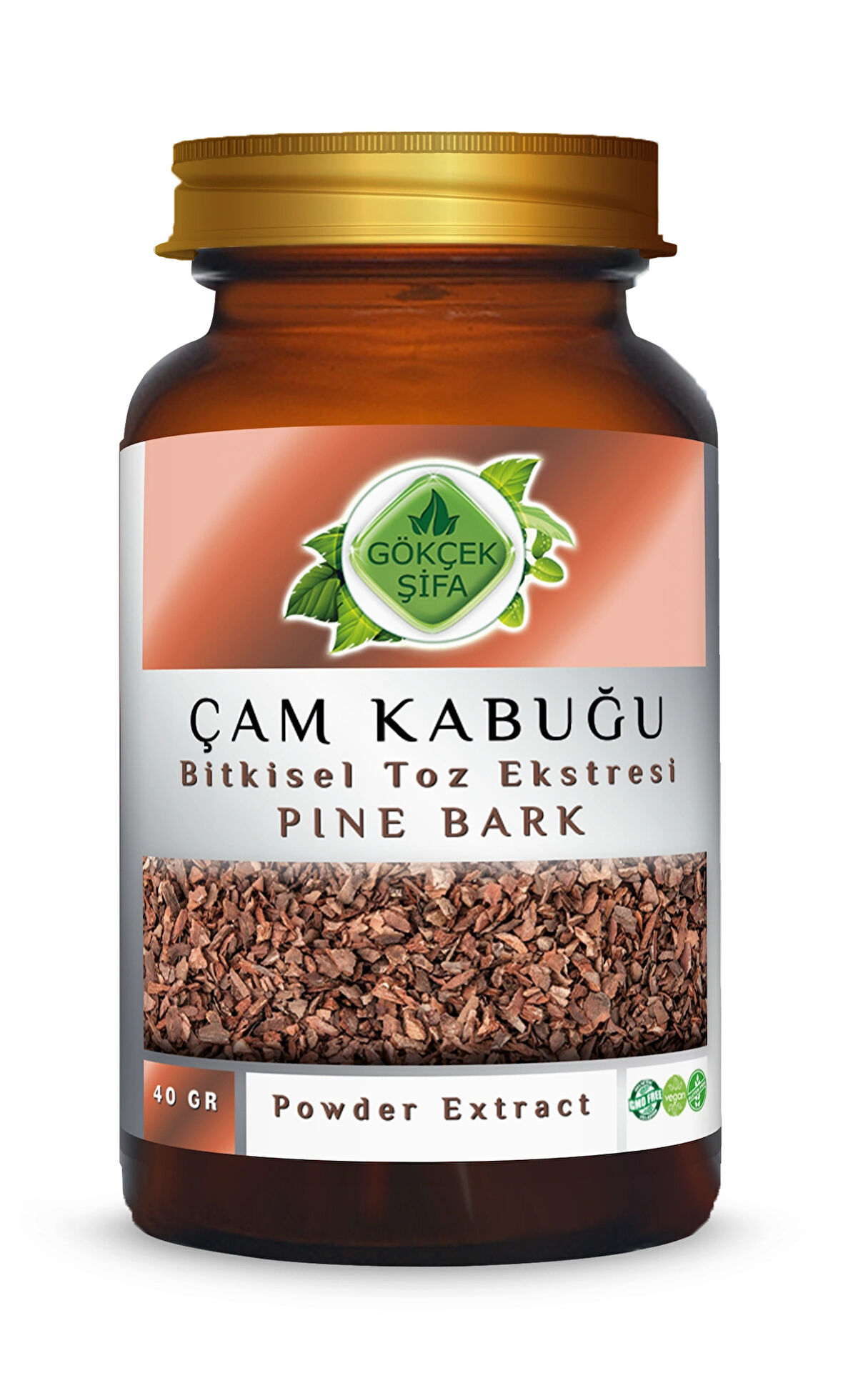Çam Kabuğu Toz Ekstresi 40 Gr. Cam Kavanoz