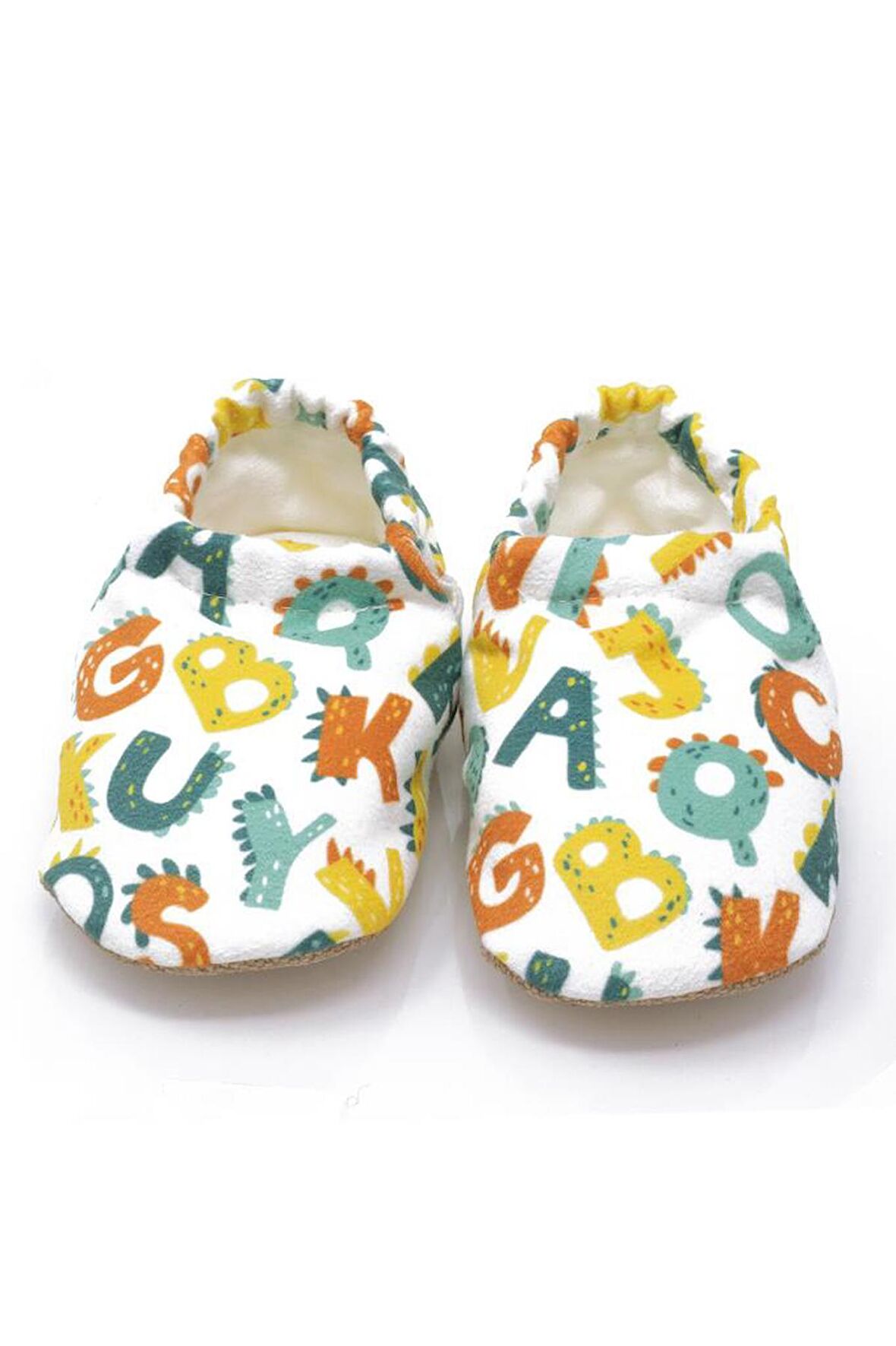 Ella Bonna  Kaydırmaz Taban Kedi Desenli Bebek Patik,  Ev Botu Terliği Kreş Ayakkabısı Panduf