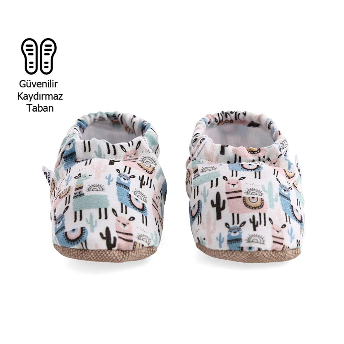 Lama  Organik Pamuk Ev Kreş Ayakkabısı Patik